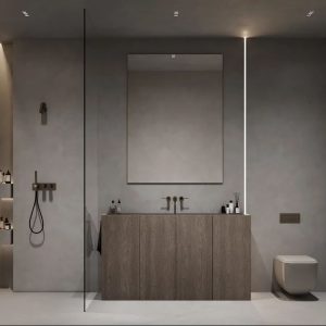 Stainless Steel Bathroom Vanity