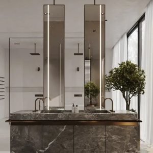 Stainless Steel Bathroom Vanity